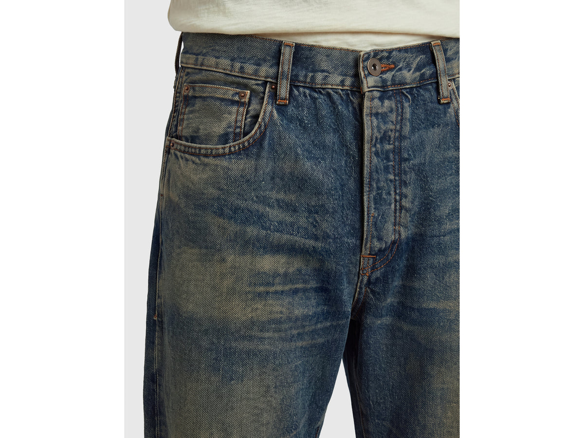 Jeans lavagem vintage relaxed fit - ucb_image_FY