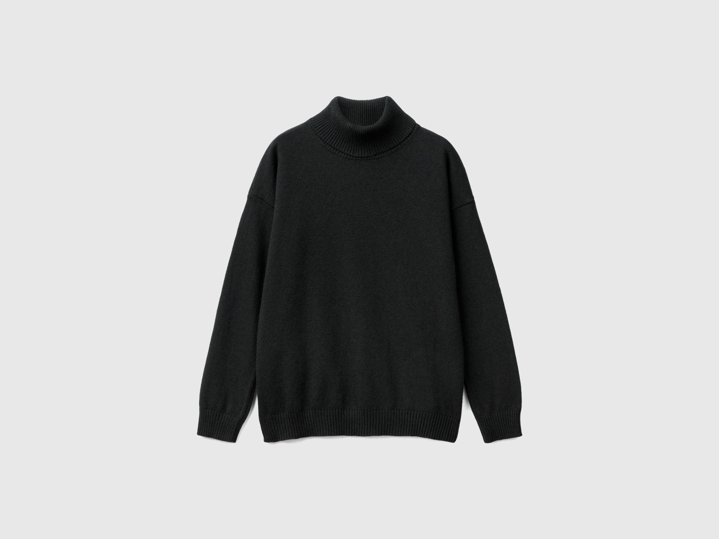 Camisola de gola alta em mistura de lã e caxemira - ucb_image_FS