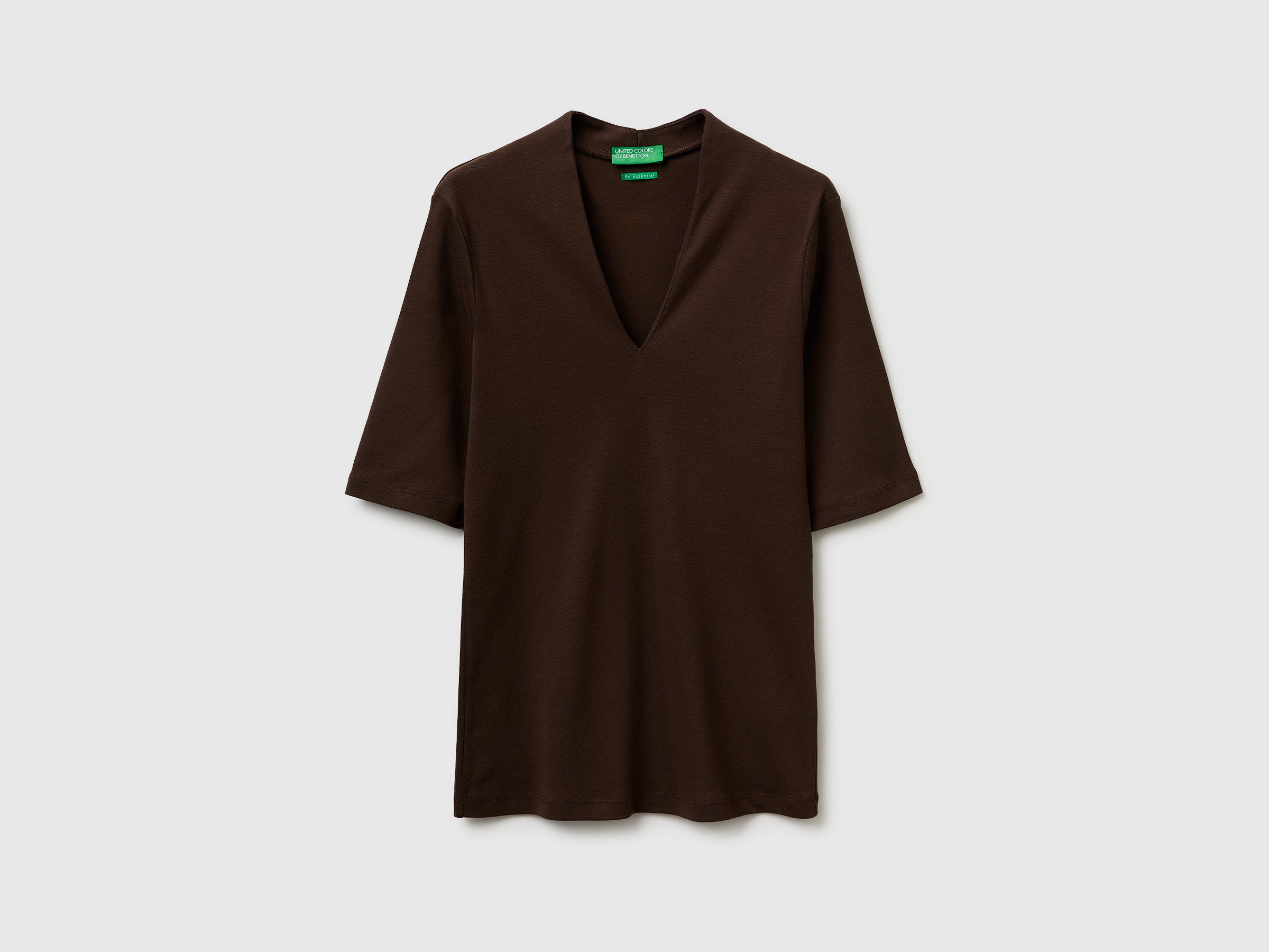 T-shirt slim fit em algodão de fibra longa - ucb_image_FS
