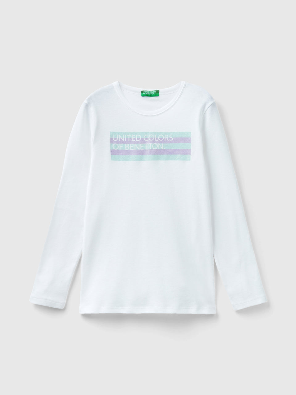 T-shirt de manga comprida com estampa glitter - ucb_image_FS