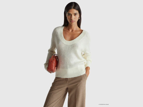 Camisola quente em mistura de mohair - ucb_image_F