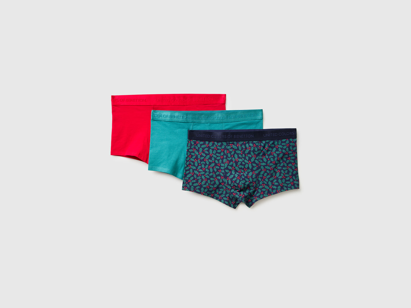 Três boxers de Natal em algodão stretch - ucb_image_FS