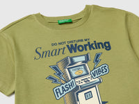 Organic cotton printed T-shirt - ucb_image_DS1