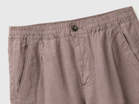 Pure linen Bermuda shorts - ucb_image_FY