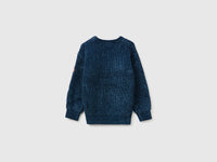 Camisola de gola redonda em chenille - ucb_image_BS