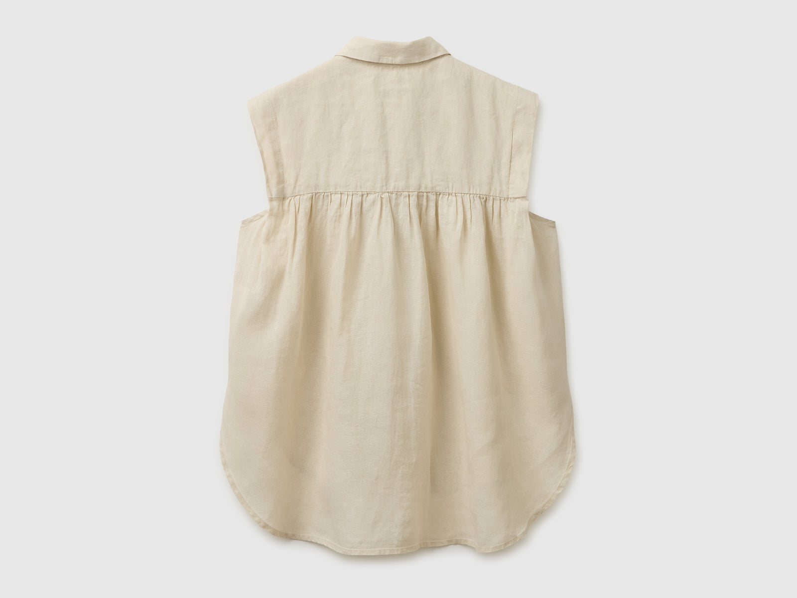 100% linen sleeveless blouse - ucb_image_BS