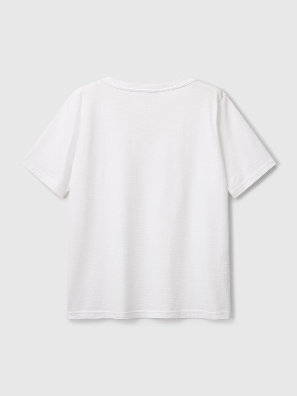 T-shirt decote em V em algodão flamé - ucb_image_BS
