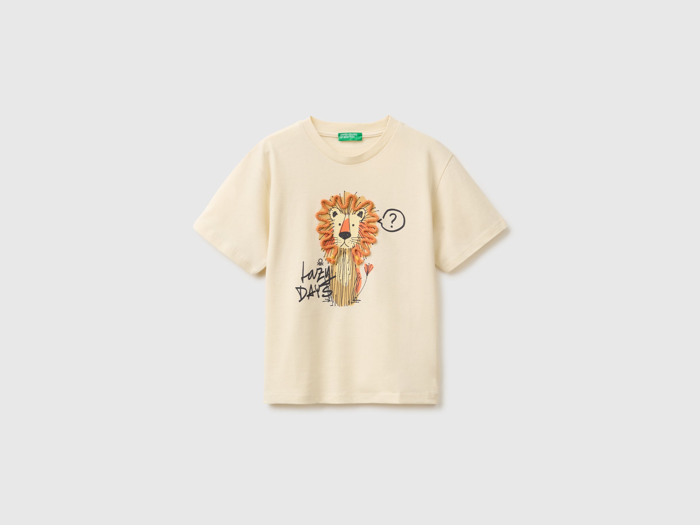 T-shirt with lion print - ucb_image_FS