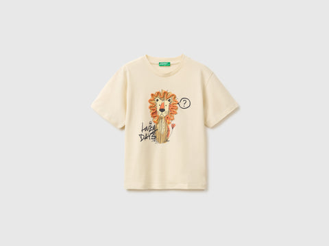 T-shirt with lion print - ucb_image_FS