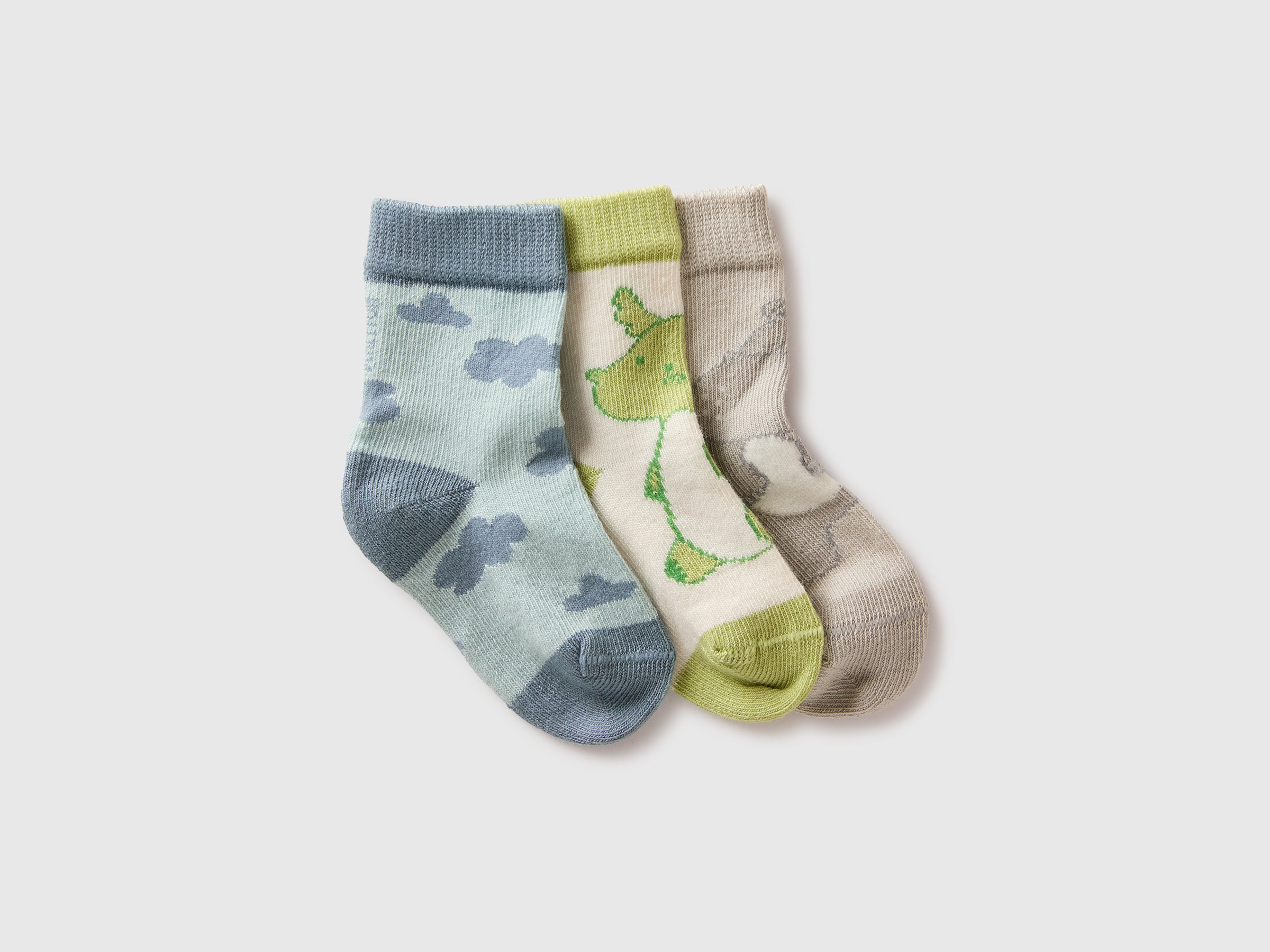 Three pairs of patterned socks - ucb_image_FS