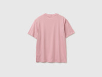 T-shirt de gola redonda em mistura de linho - ucb_image_BS