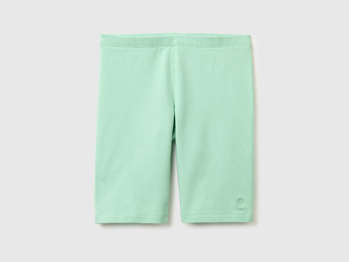Stretch cotton short leggings - ucb_image_FS