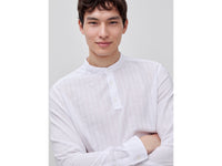 Camisa com carcela de botões riscada - ucb_image_FY