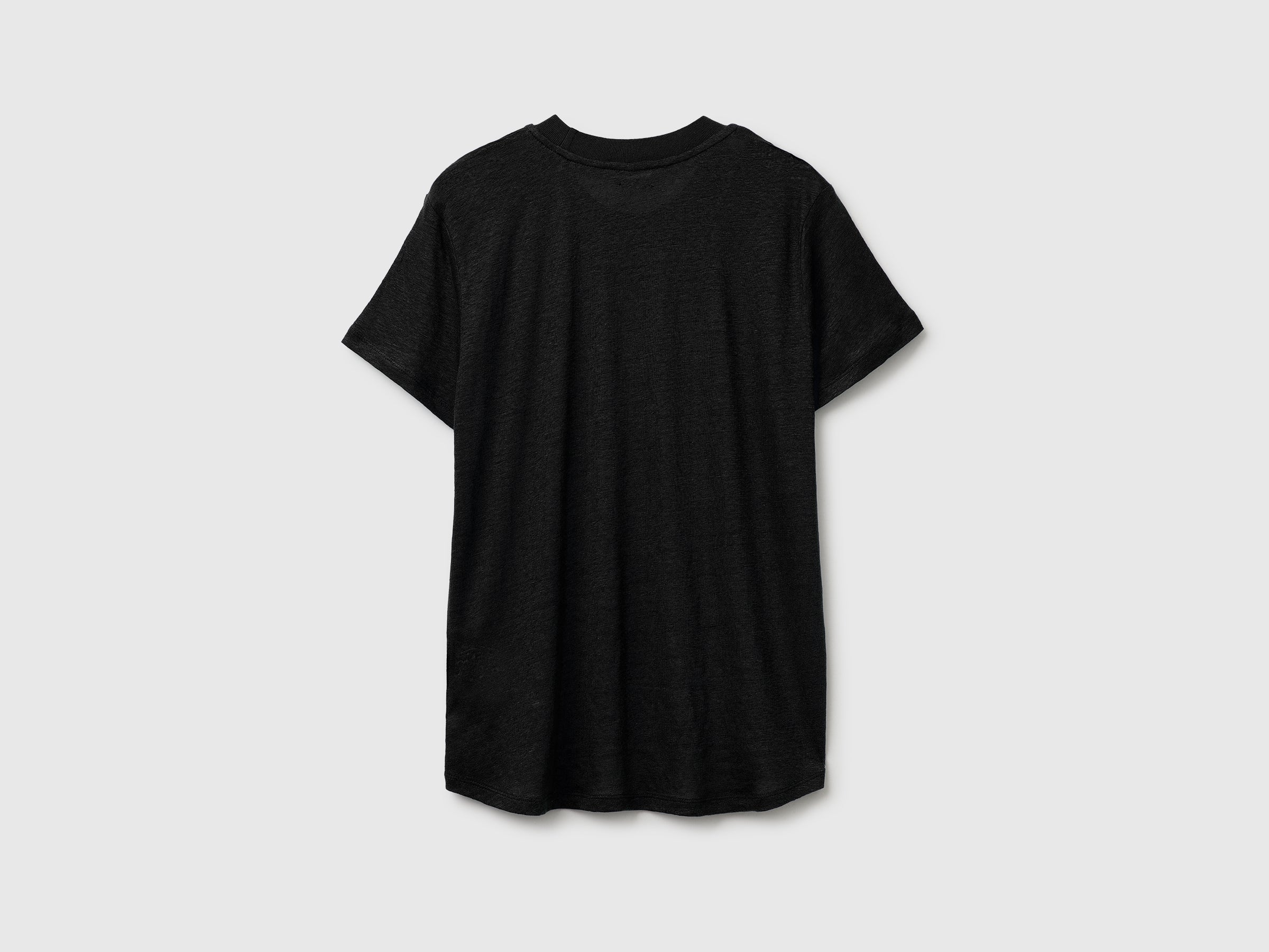 Crew neck T-shirt in pure linen - ucb_image_BS