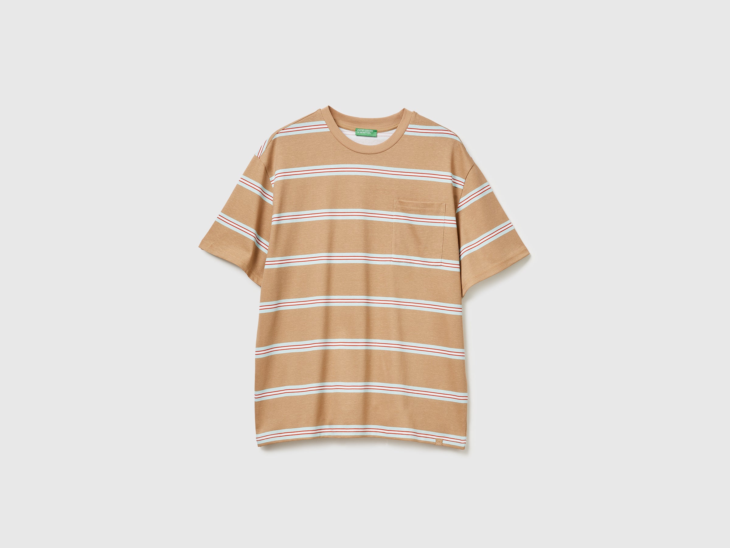 T-shirt às riscas em algodão puro - ucb_image_FS