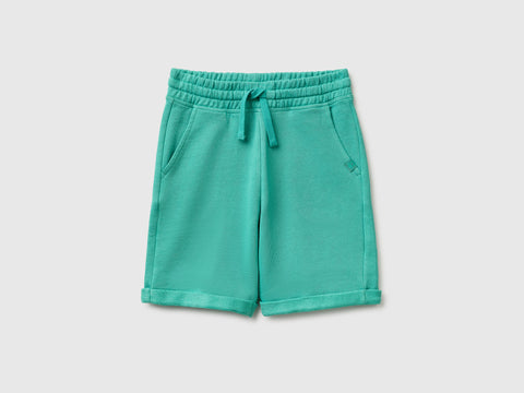 Bermuda shorts in pure cotton fleece - ucb_image_FS