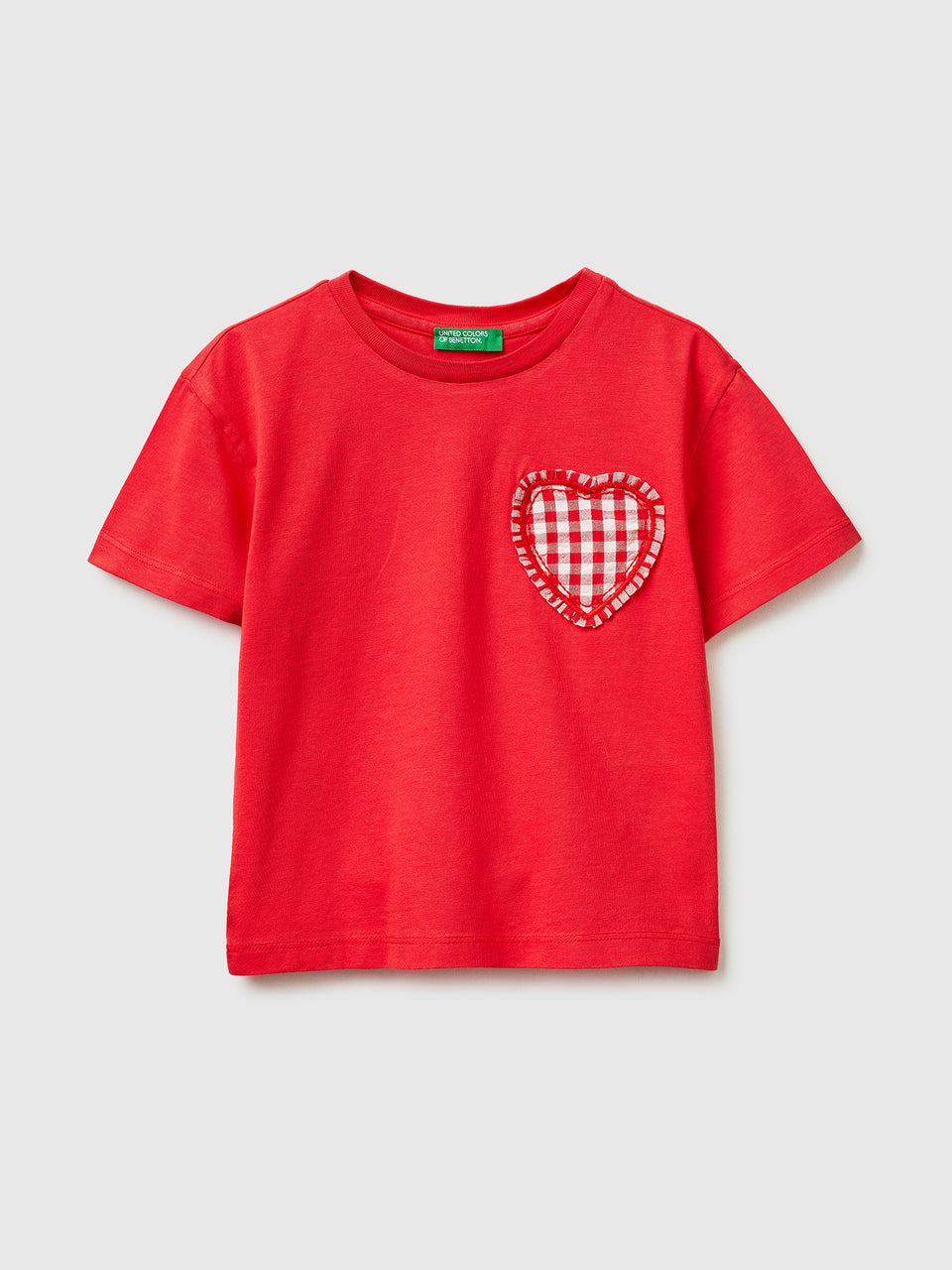 T-shirt com patch vichy - ucb_image_FS