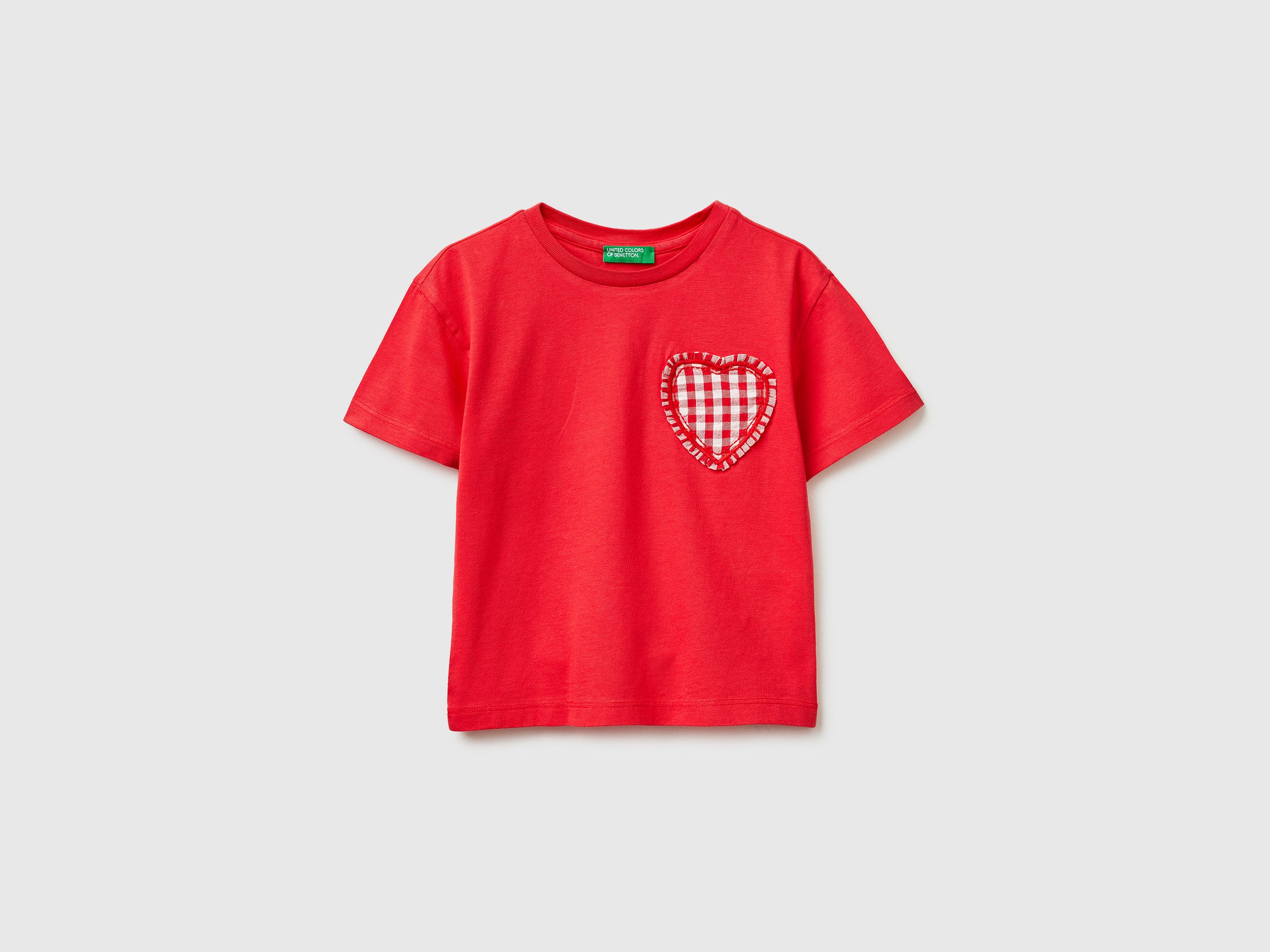 T-shirt com patch vichy - ucb_image_FS