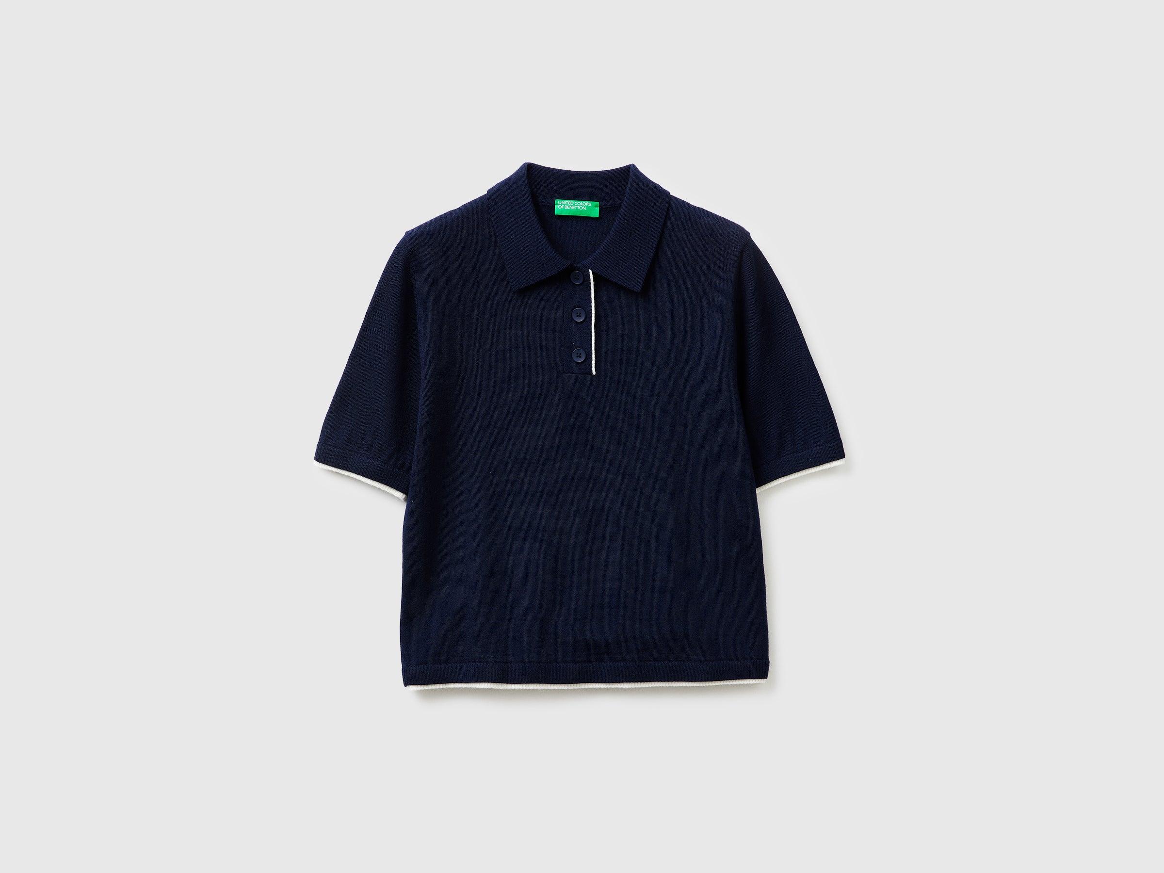 Camisola polo 100% lã Merino - ucb_image_FS