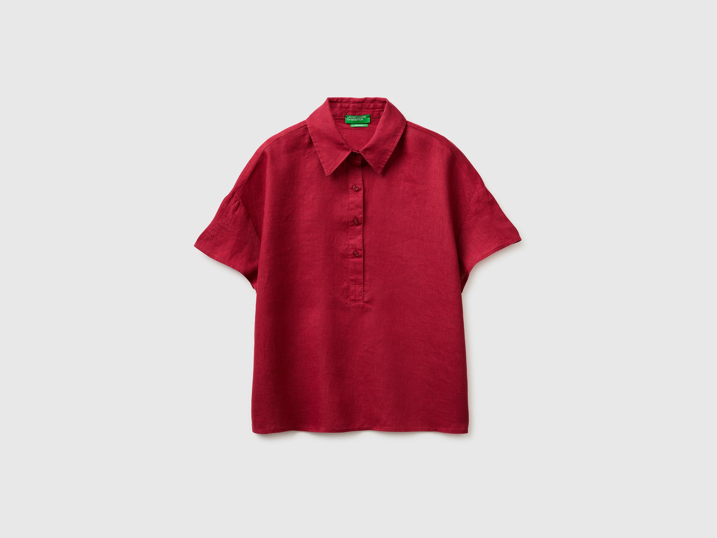 100% linen short-sleeved blouse - ucb_image_FS