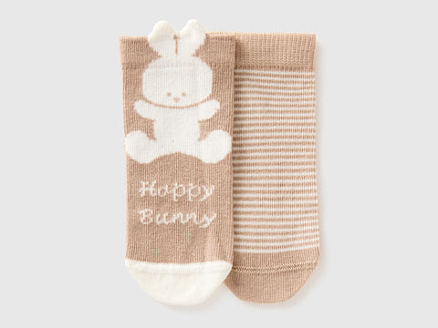 Set of socks with stripes and bunny - ucb_image_FS