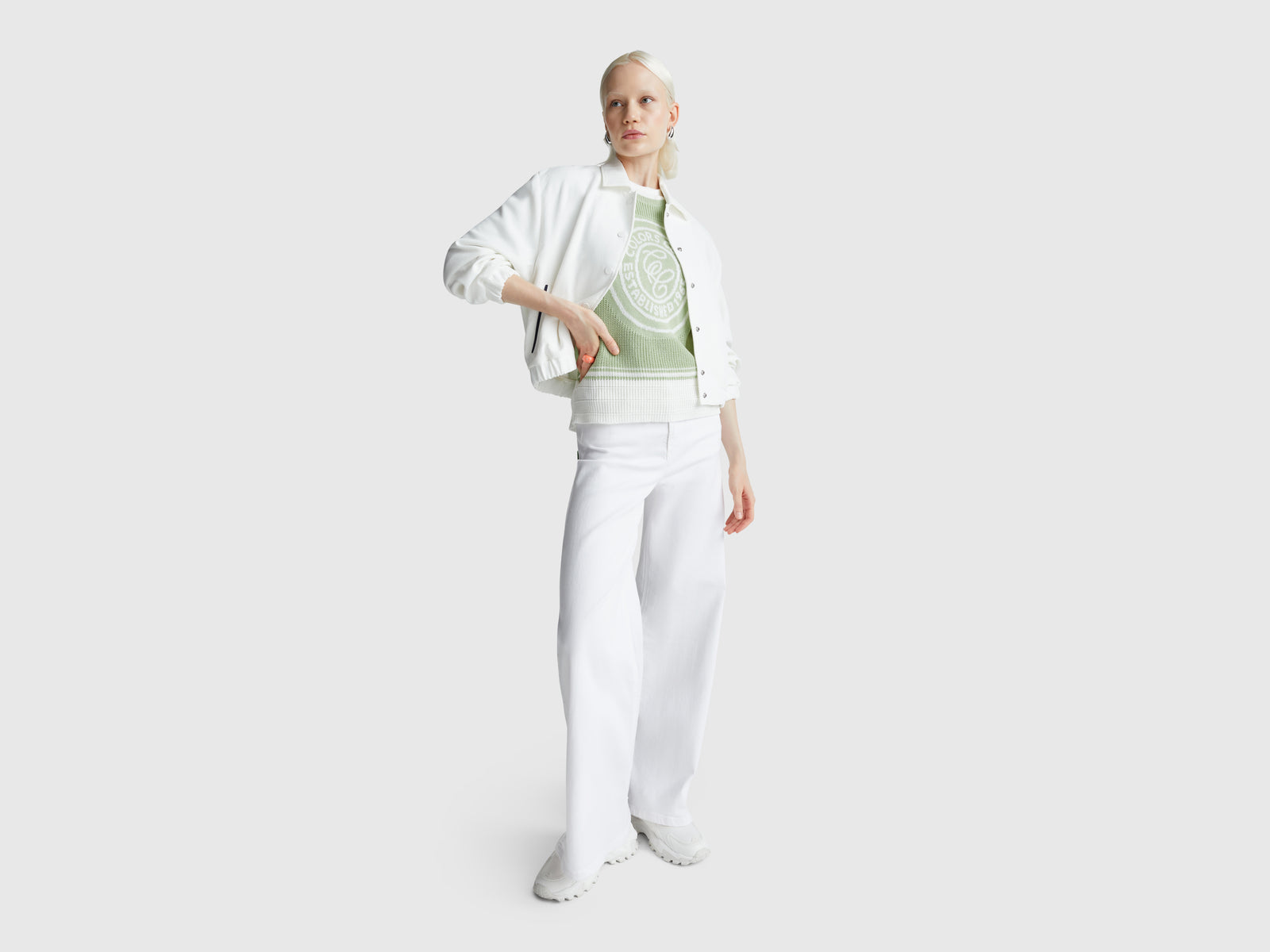 Regular fit bomber jacket