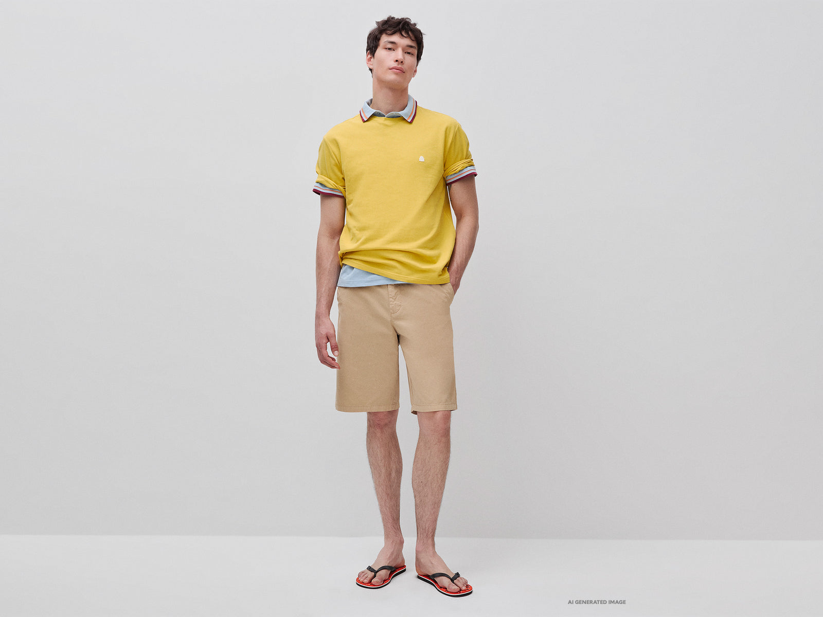 Organic cotton piquet T-shirt