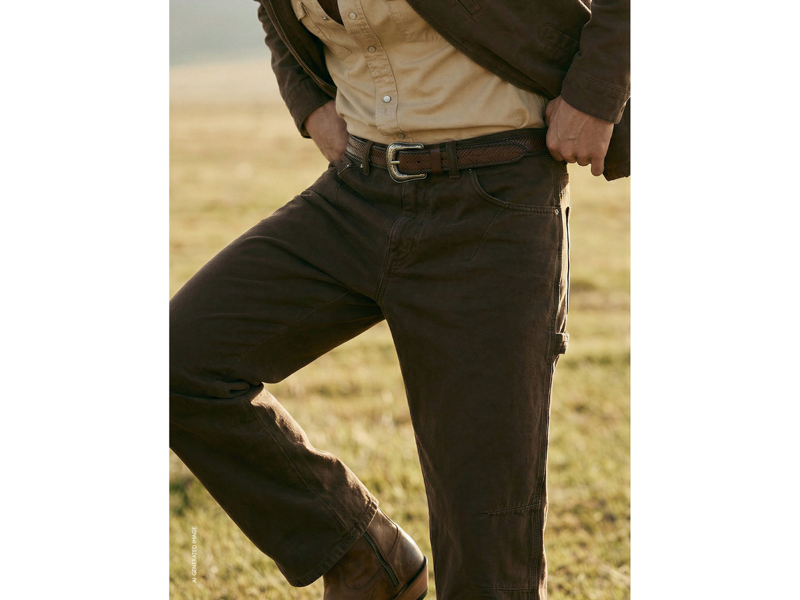 Workwear-style trousers