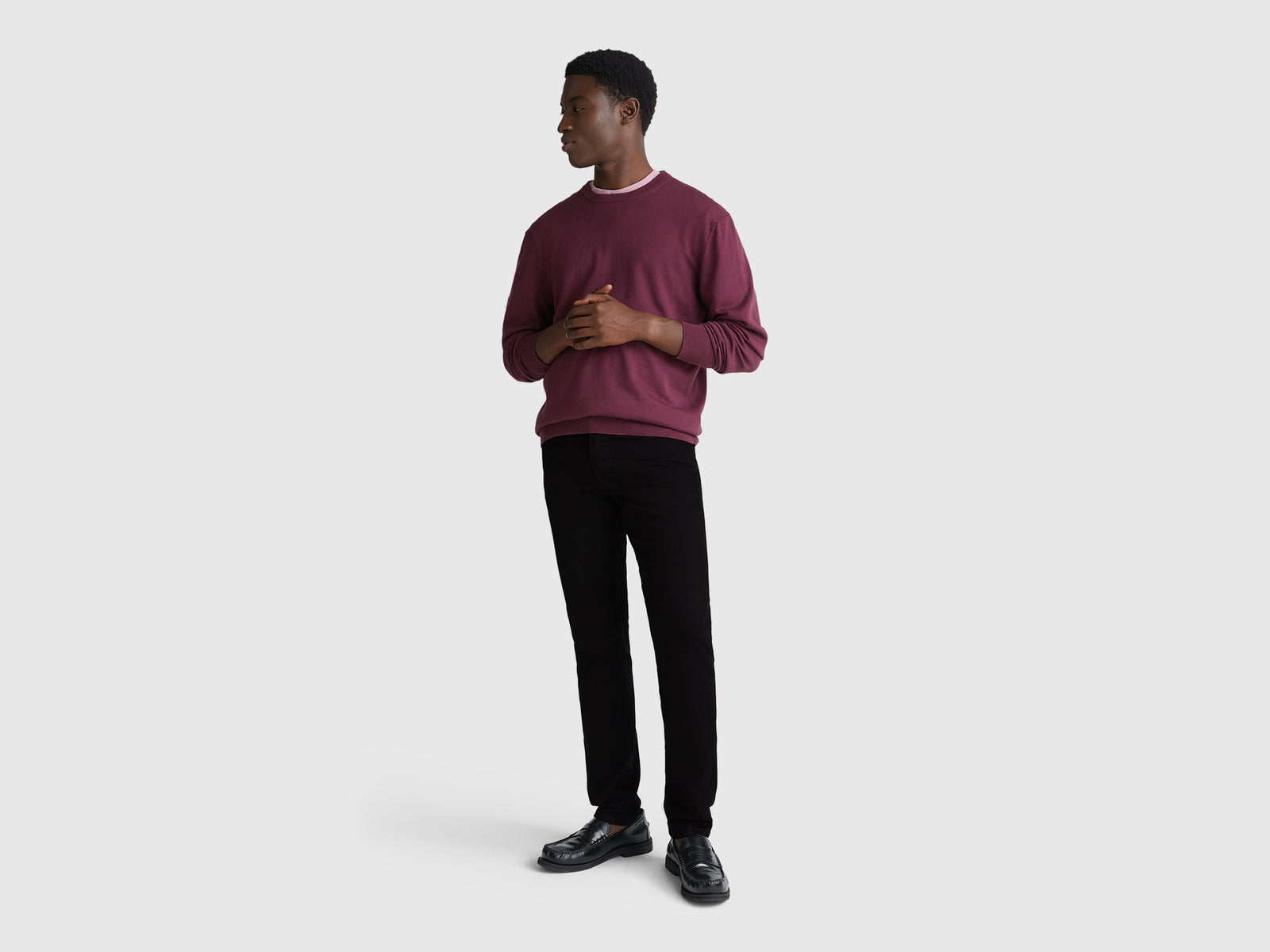 Five pocket slim fit jeans