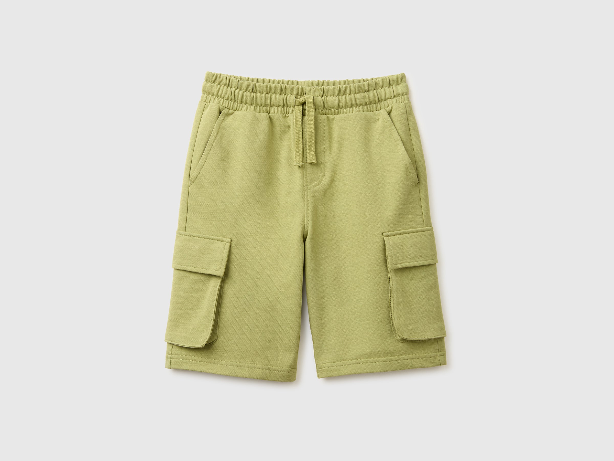 Fleece Bermuda shorts with pockets - ucb_image_FS