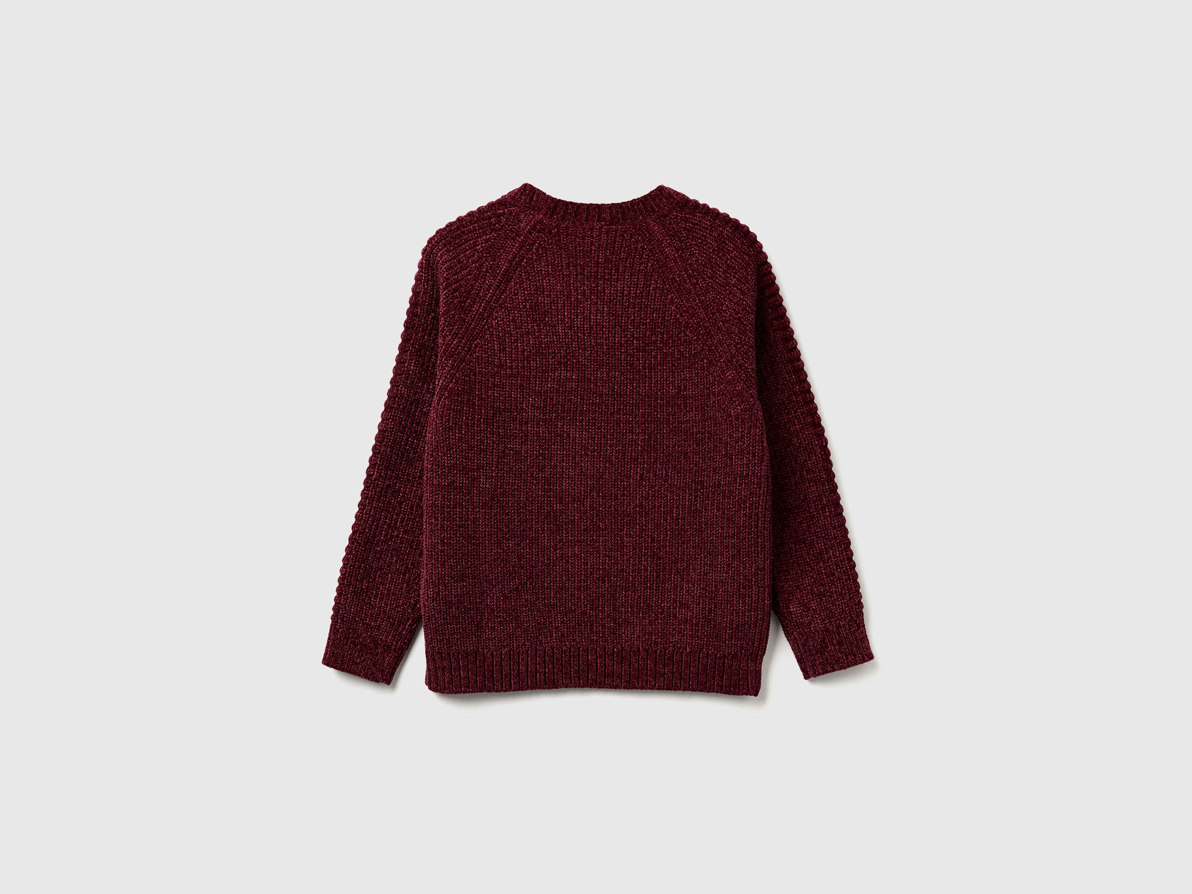 T-shirt de gola redonda em chenille - ucb_image_BS