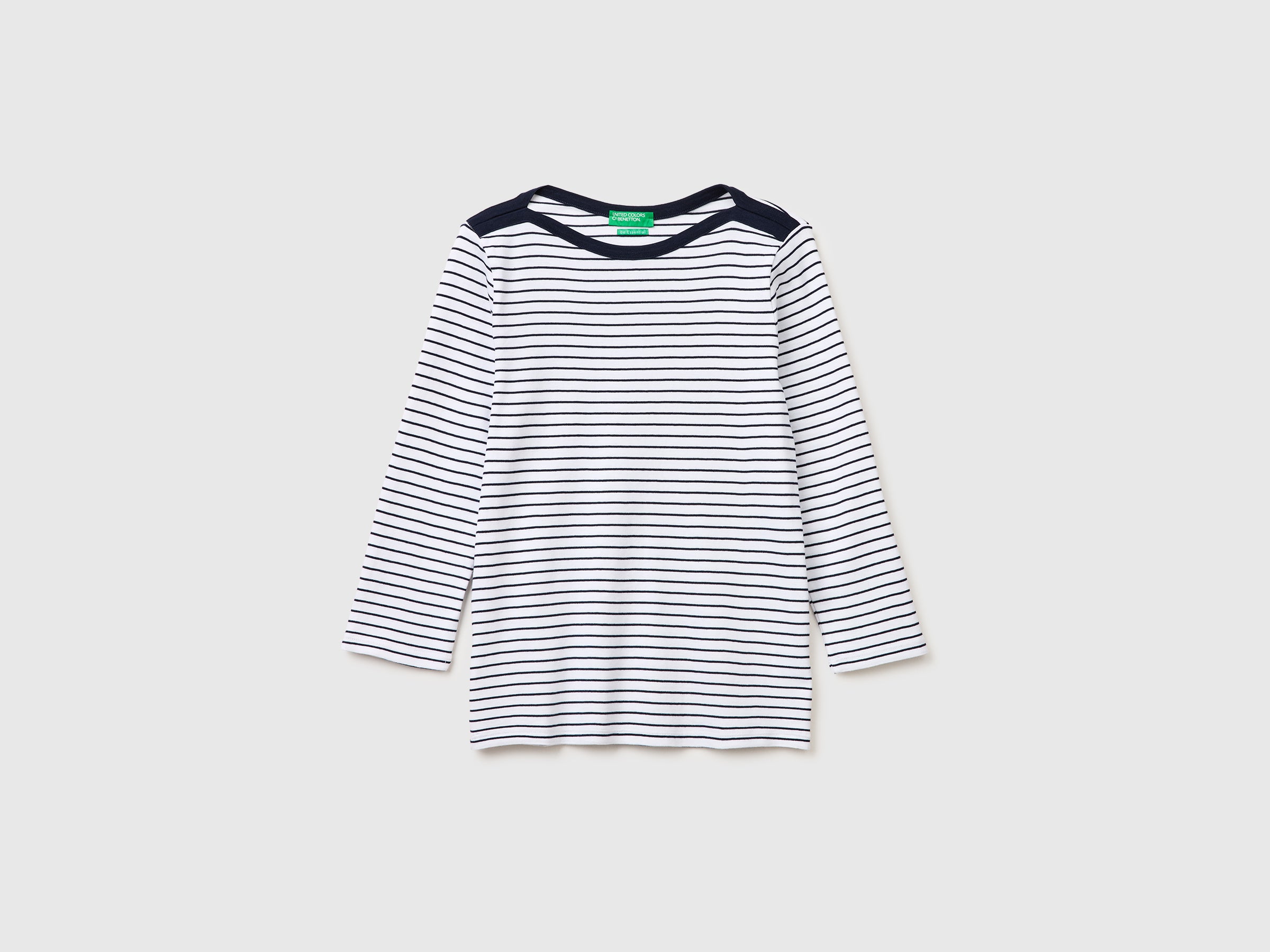 Striped t-shirt with boat neck - ucb_image_FS