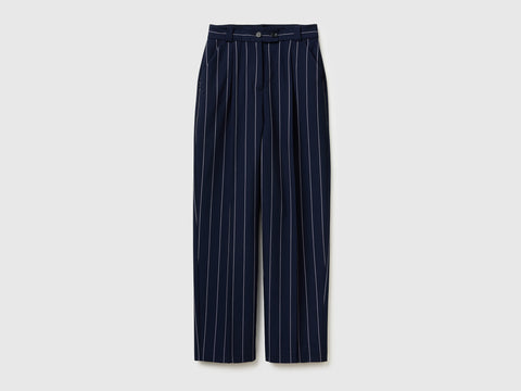 Carrot-fit pinstriped trousers - ucb_image_FS