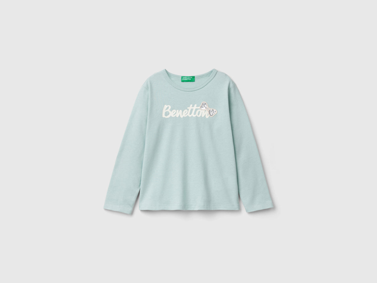T-shirt com estampa e lantejoulas - ucb_image_FS