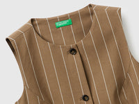 Long pinstriped waistcoat with belt - ucb_image_DS1