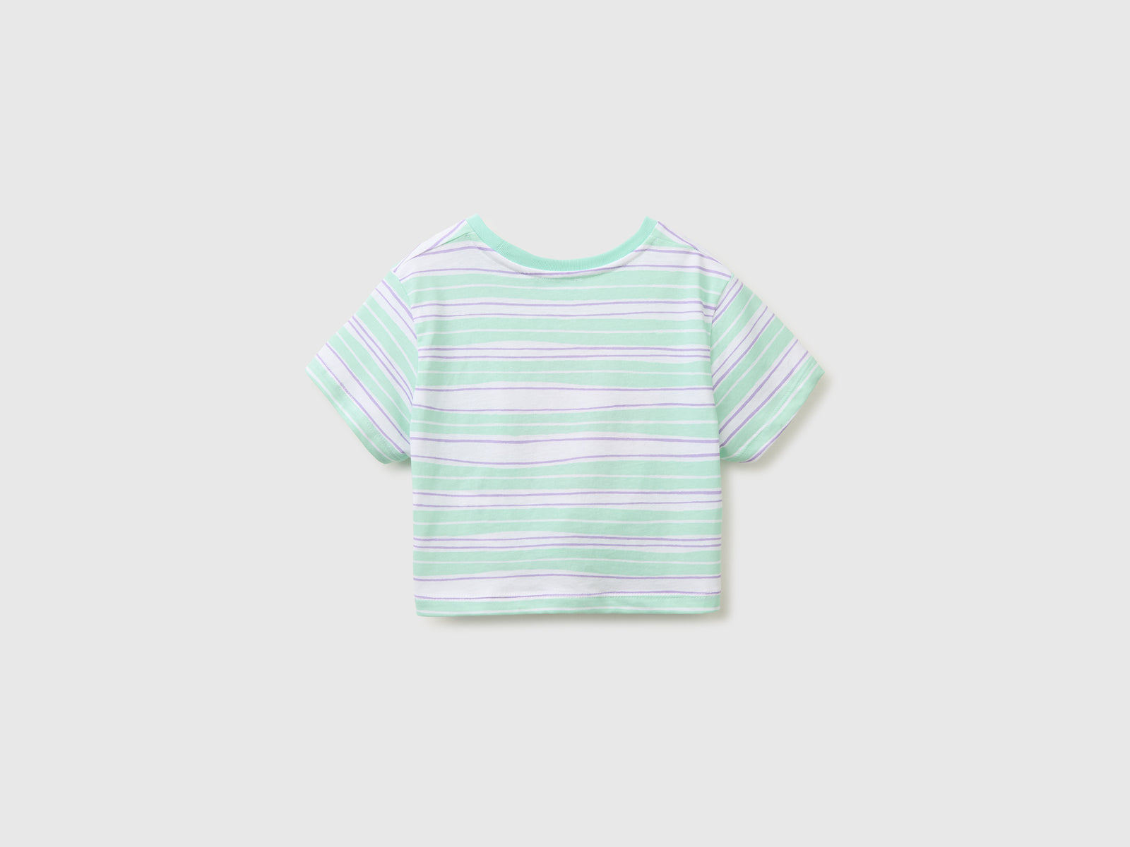 Striped T-shirt with puffy print - ucb_image_BS