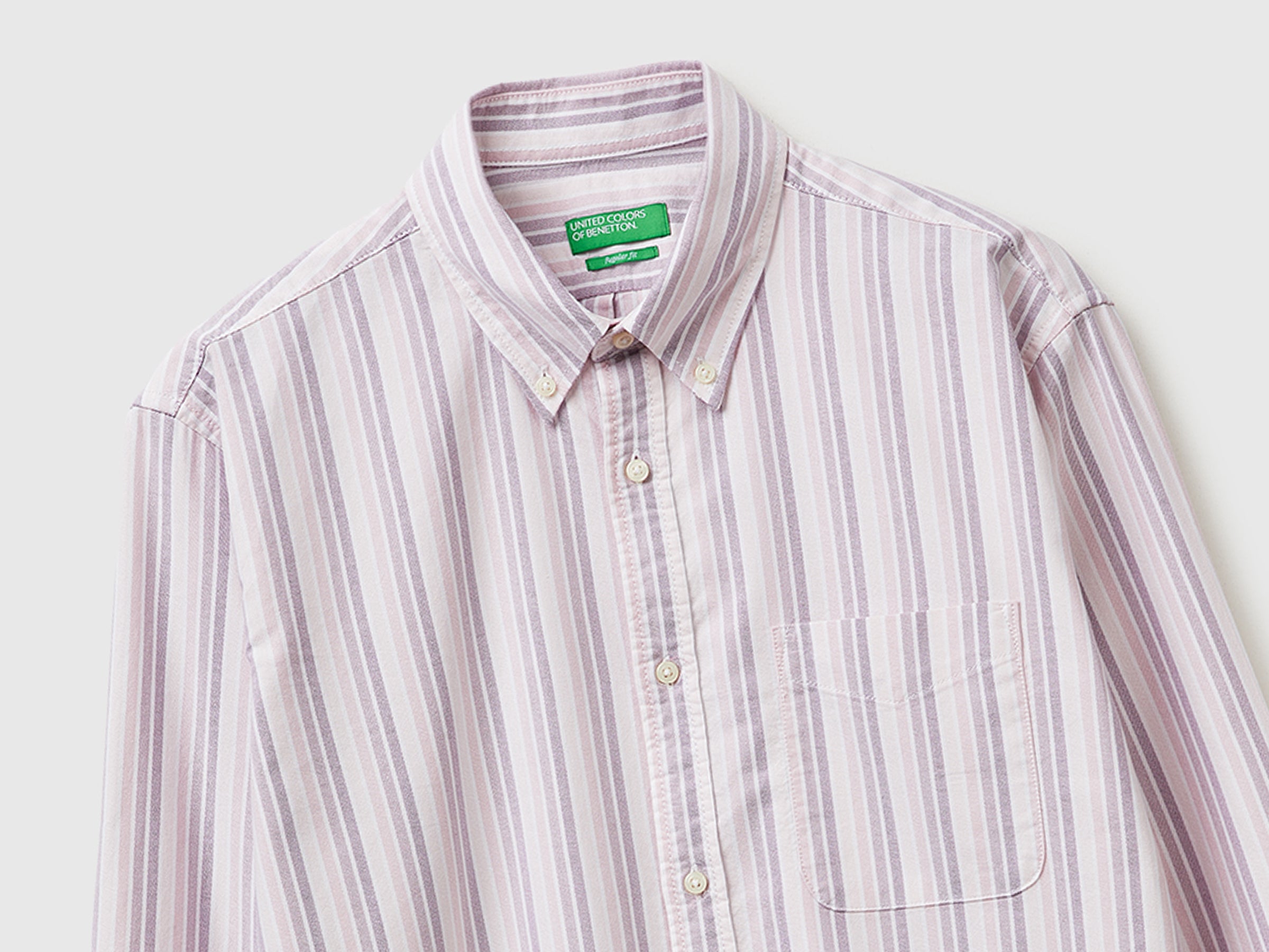 Camisa rosa às riscas button down - ucb_image_DS1
