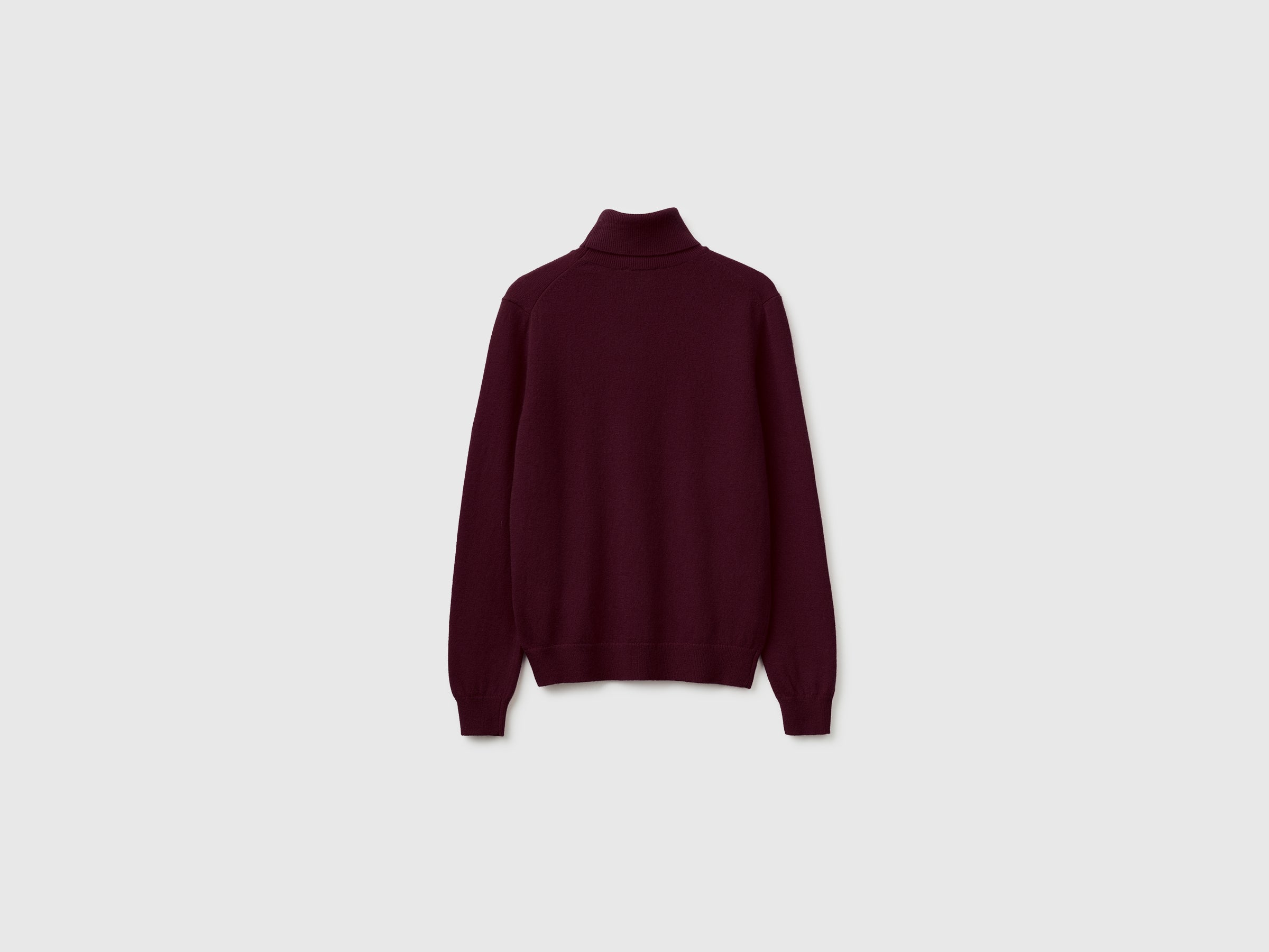 Camisola de gola alta ameixa em pura lã Merino - ucb_image_BS