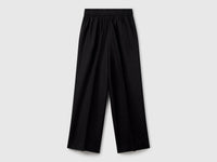 Palazzo trousers in 100% linen - ucb_image_BS