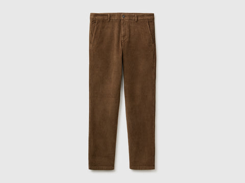 Calças slim fit em veludo stretch - ucb_image_FS