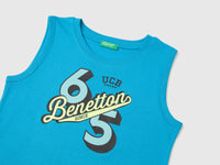Organic cotton tank top with logo print - ucb_image_DS1