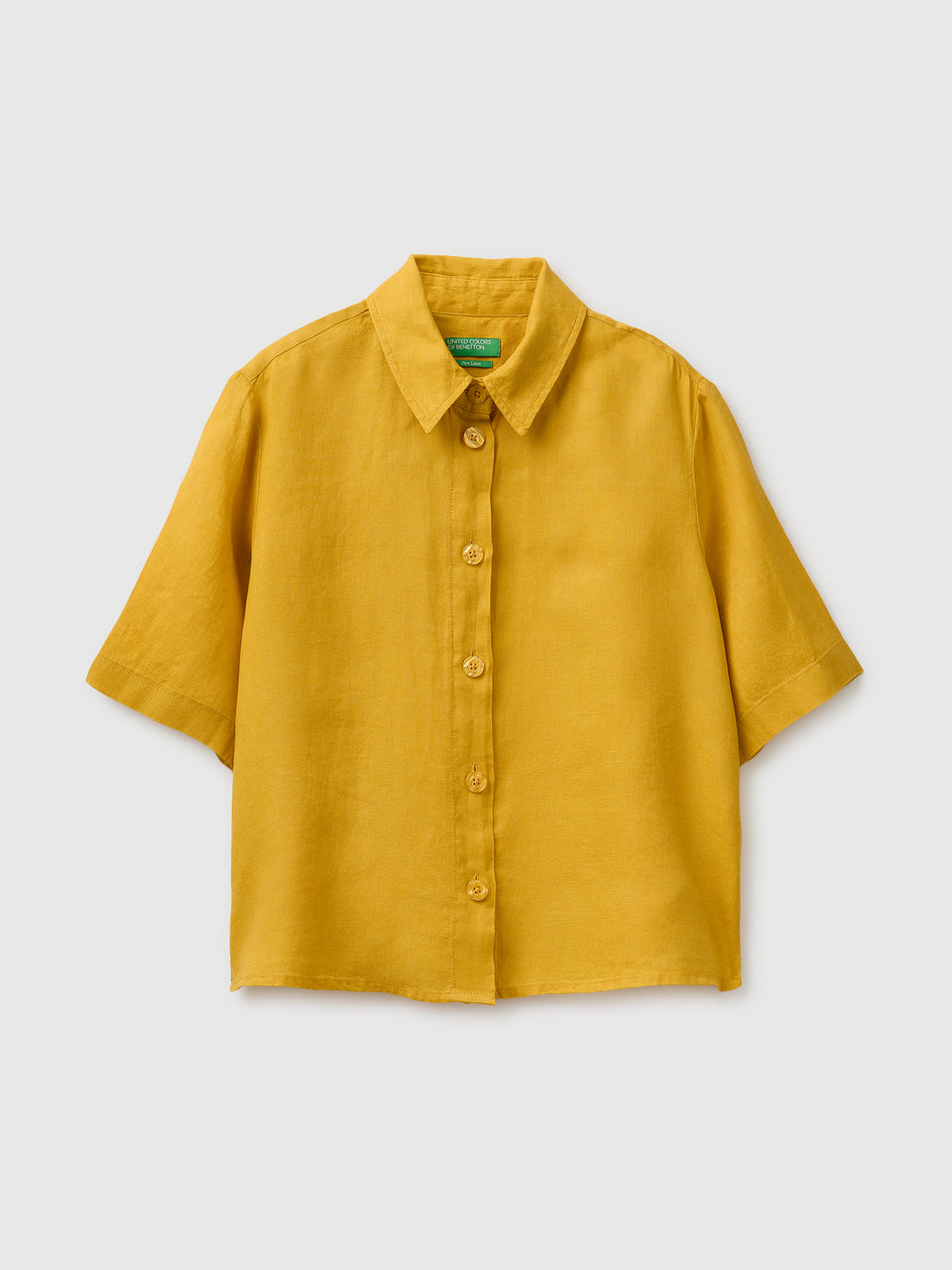 Short shirt in pure linen - ucb_image_FS