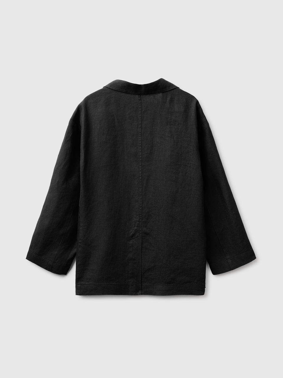 Blazer de abotoadura simples em 100% linho - ucb_image_BS