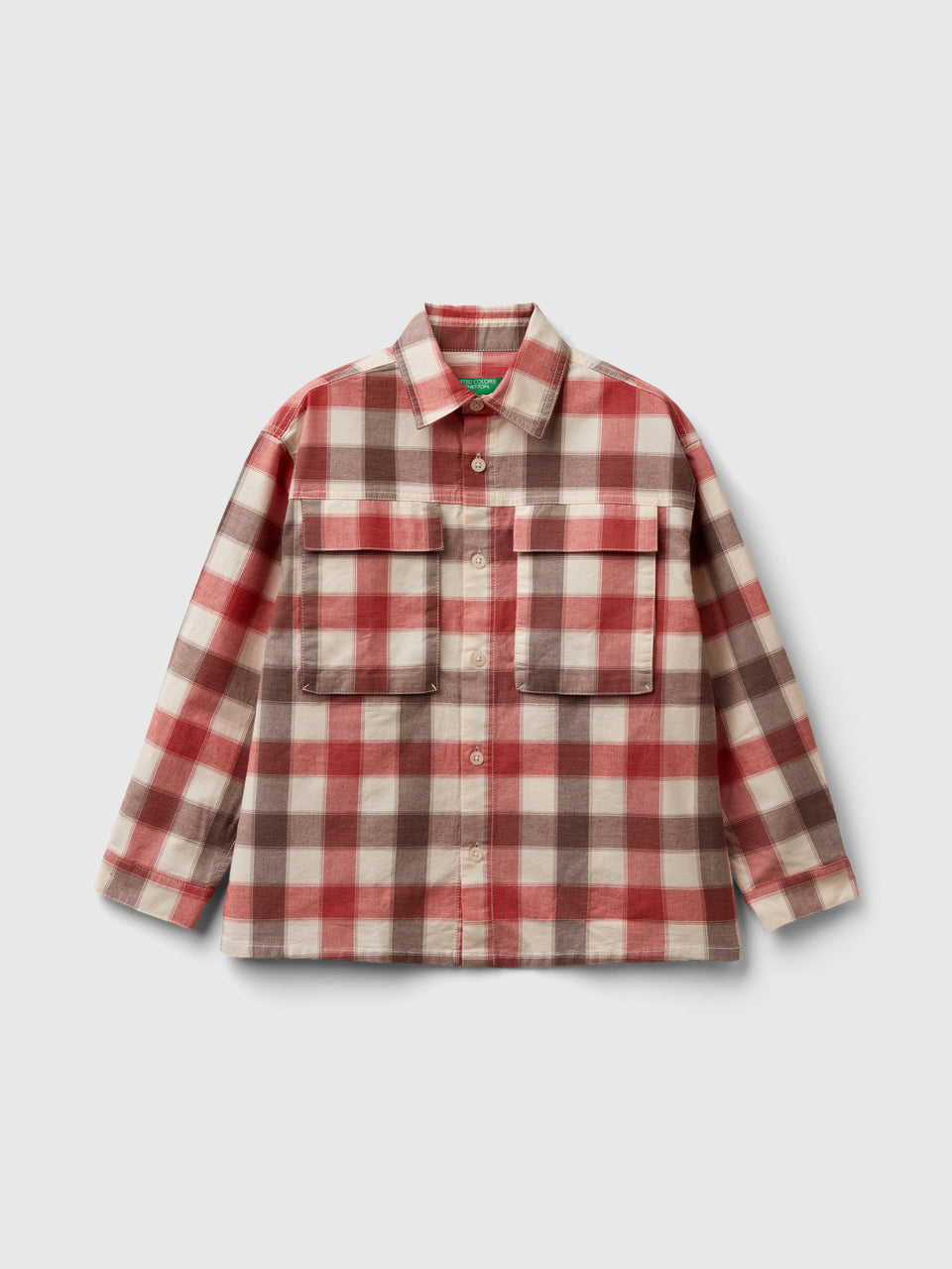 Camisa aos quadrados em algodão stretch - ucb_image_FS