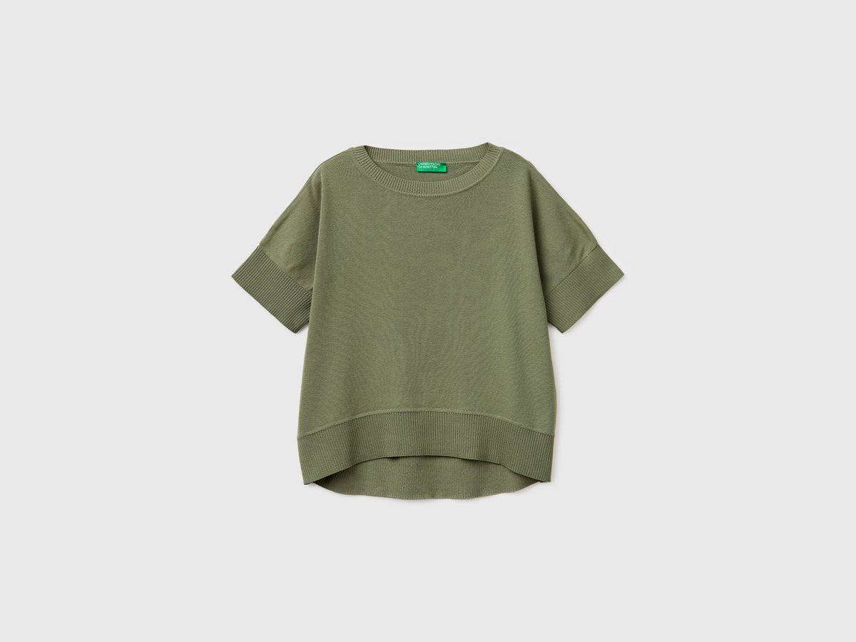 Premium cotton short-sleeved sweater - ucb_image_FS