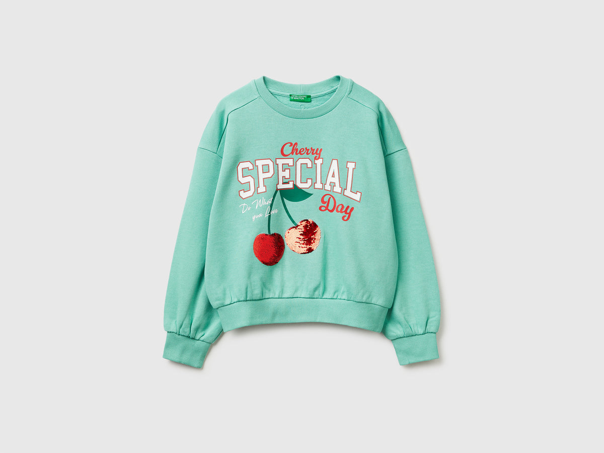 Sweatshirt with print and sequins - ucb_image_FS