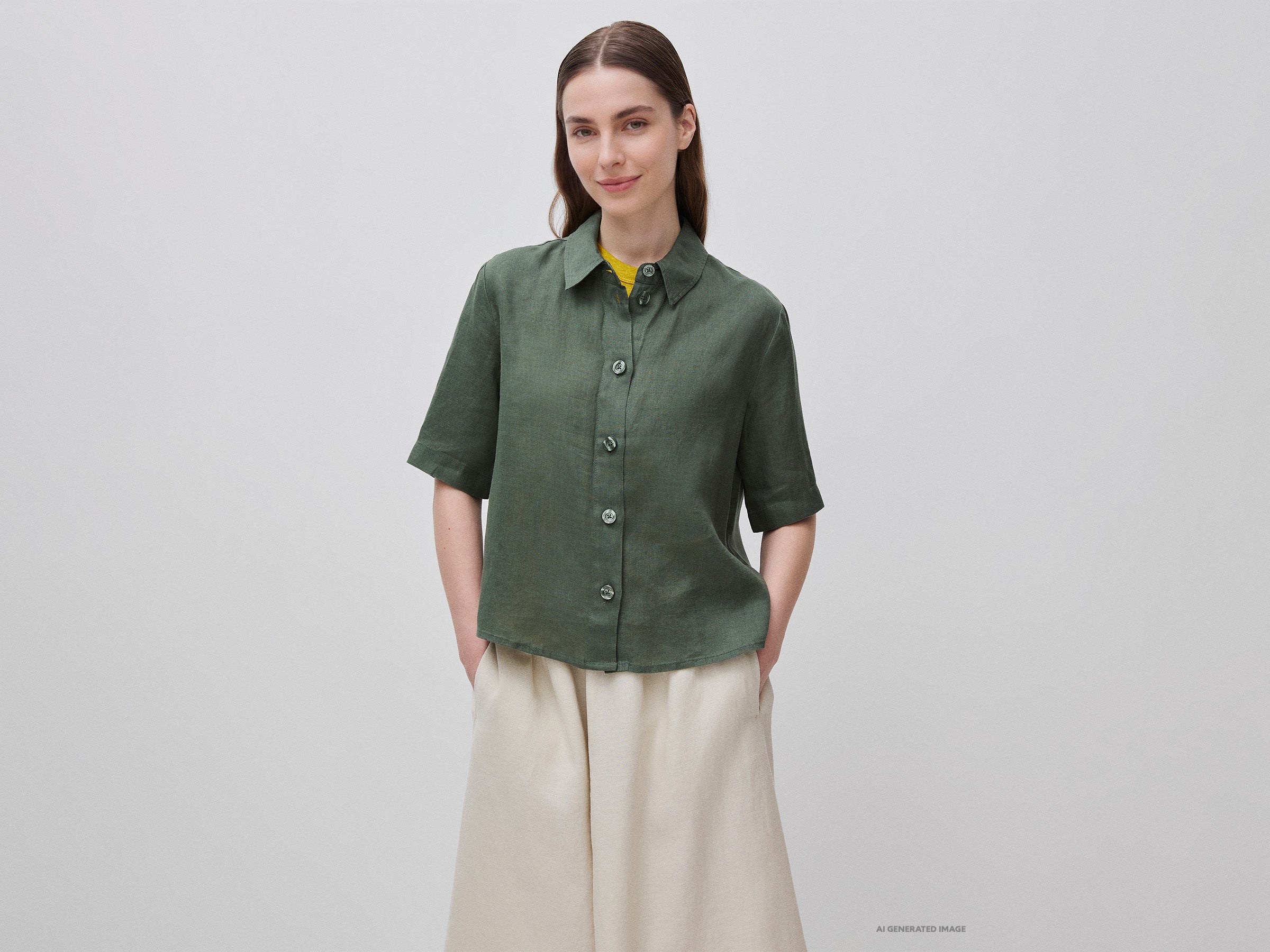 Camisa curta em puro linho - ucb_image_F