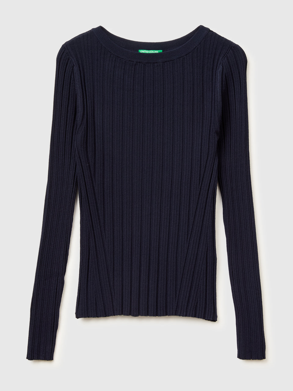 Fitted ribbed sweater - ucb_image_FS
