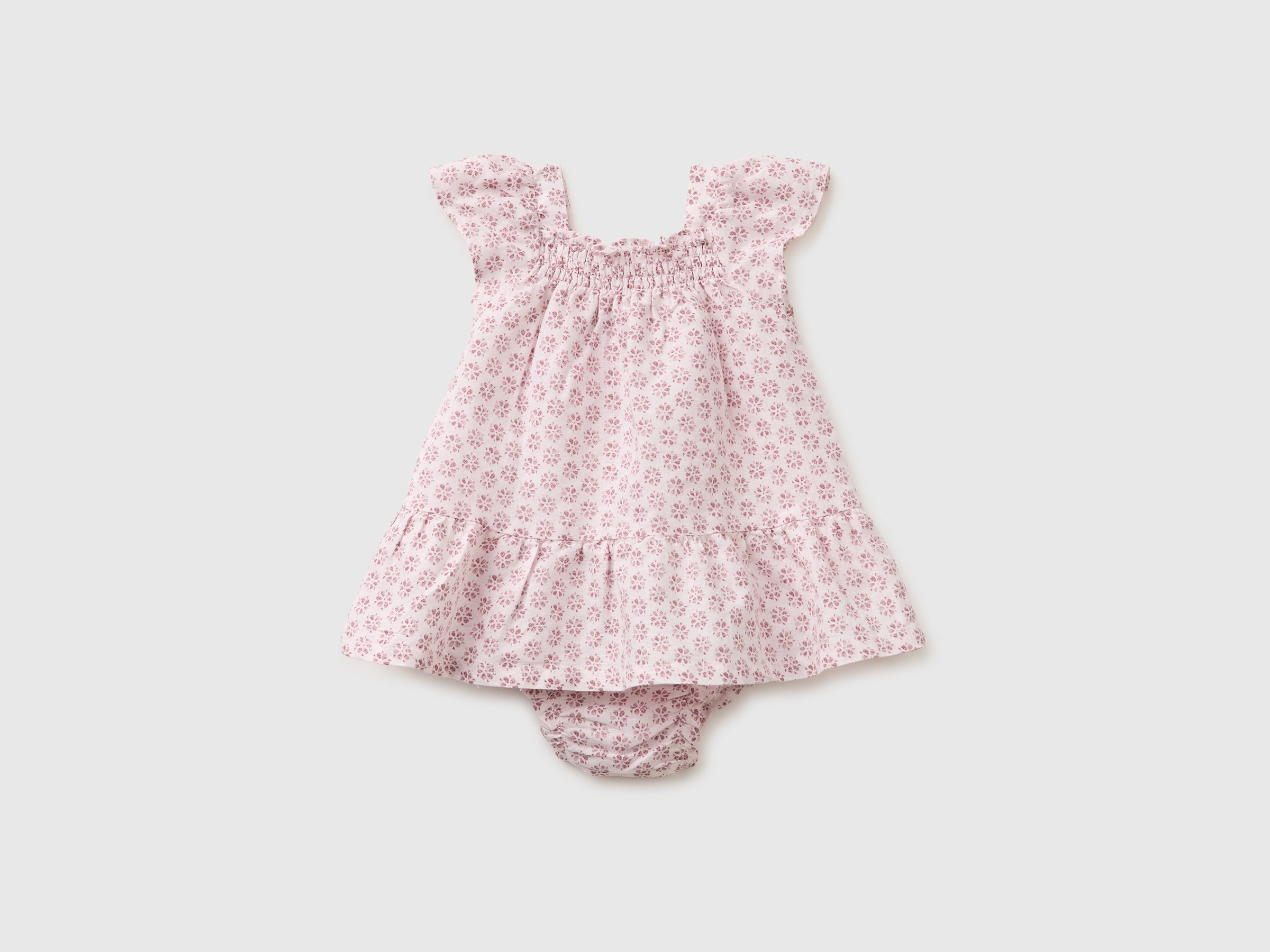 Floral dress in linen blend - ucb_image_BS