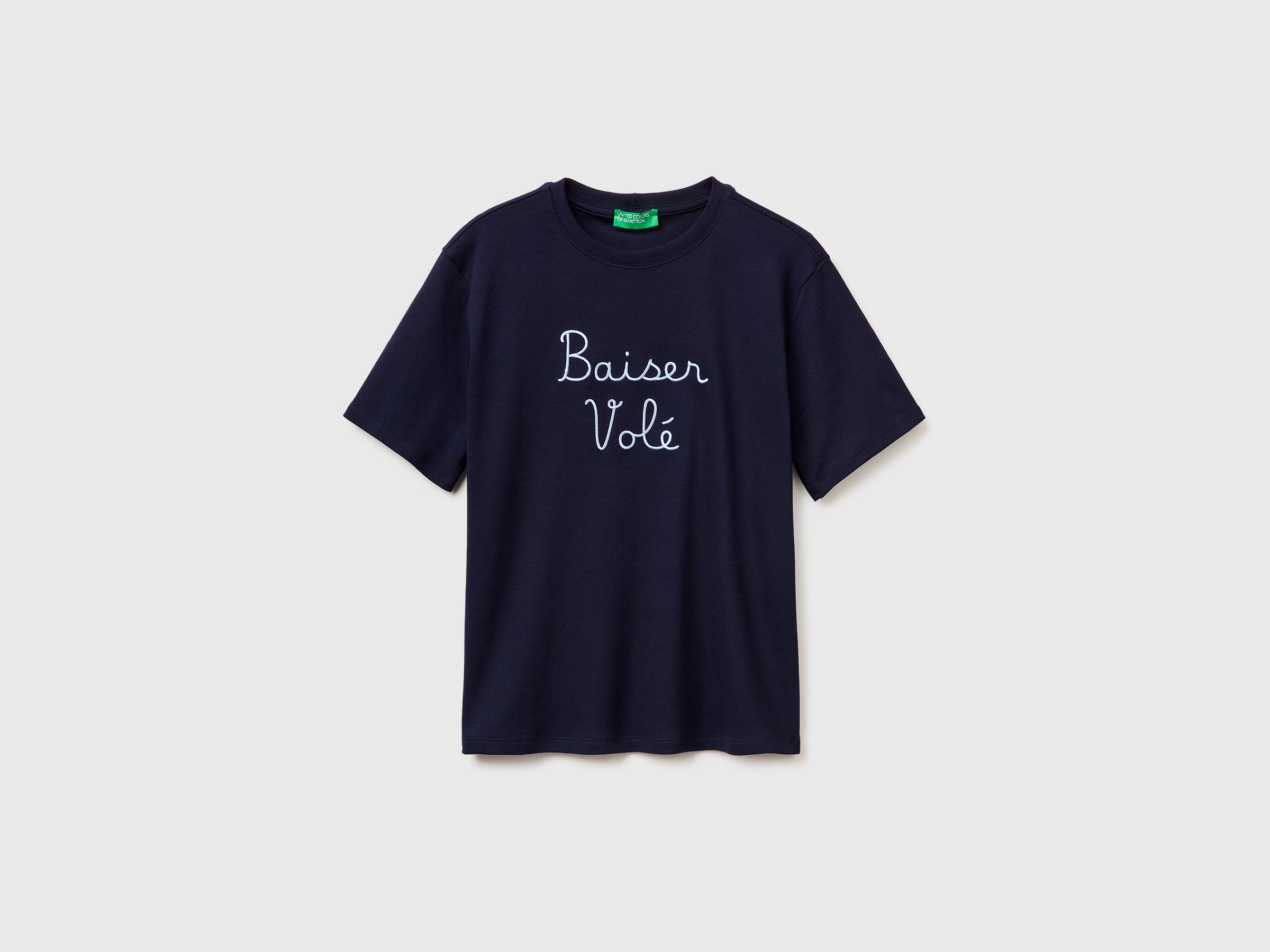 T-shirt with embroidered writing - ucb_image_FS